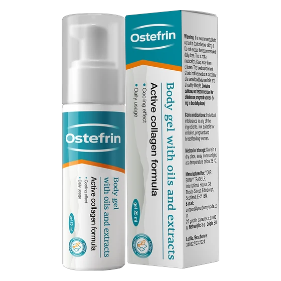 Ostefrin – chladivý gel na klouby, balení 25 ml